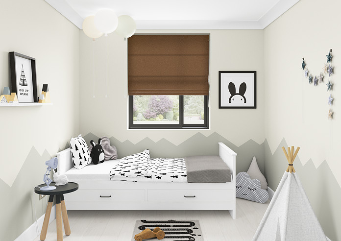 Devonshire, Light Brown - Roman Blind - Image 5